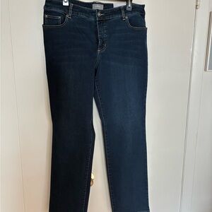 Chico's Dark Blue Straight Leg Jeans